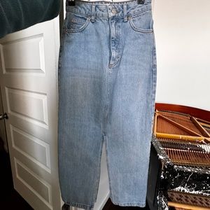 Topshop Denim Skirt